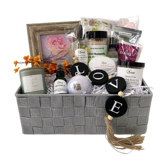 Luxury Natural Spa Day Gift Basket
