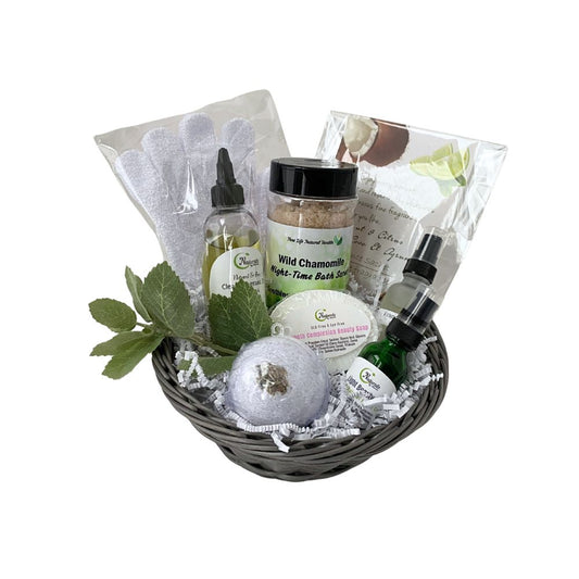 Relaxing Natural Self Care Gift Basket